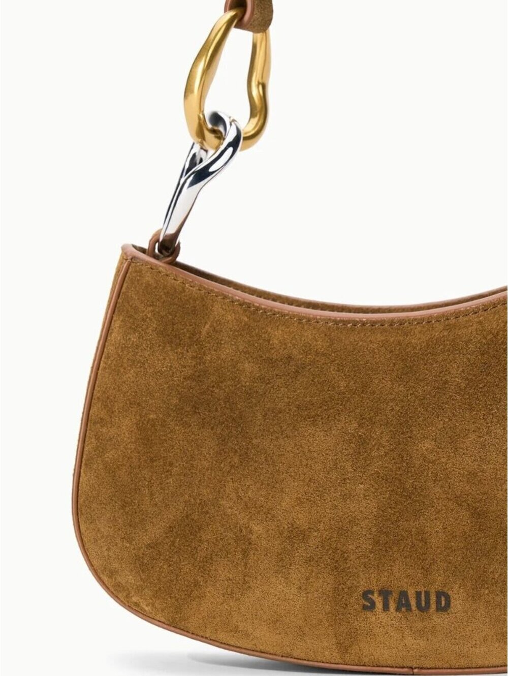 Staud Ollie Bag in Cigar - Picture 2 of 6